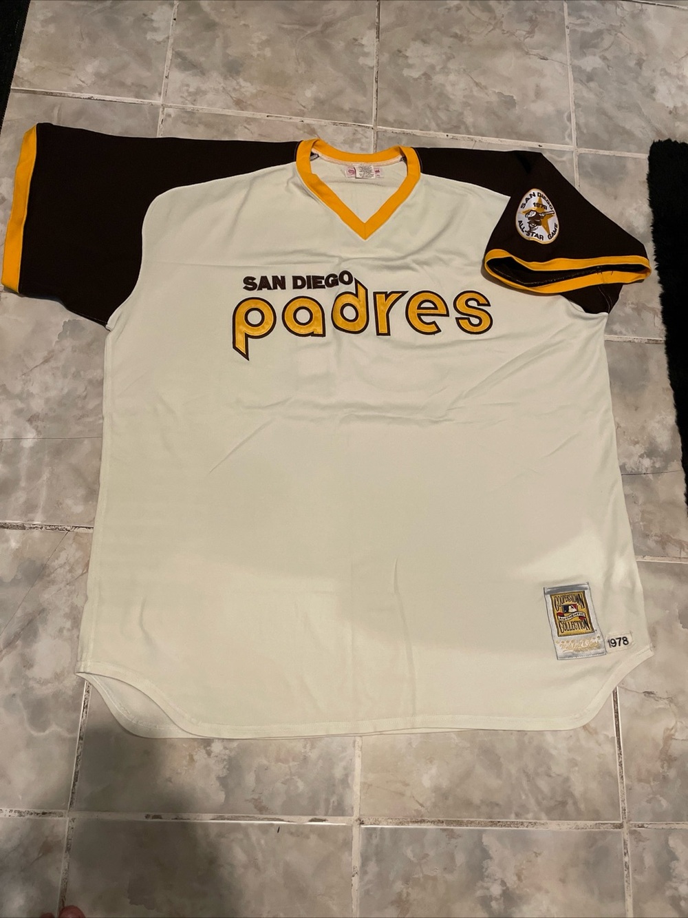 Mitchell & Ness 1978 Dave Winfield San Diego Padres Pullover MLB Jersey SZ -4XL